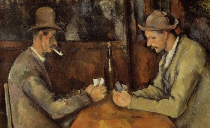 Los jugadores de cartas de cézanne, la pintura más cara de la historia (hasta 2015)