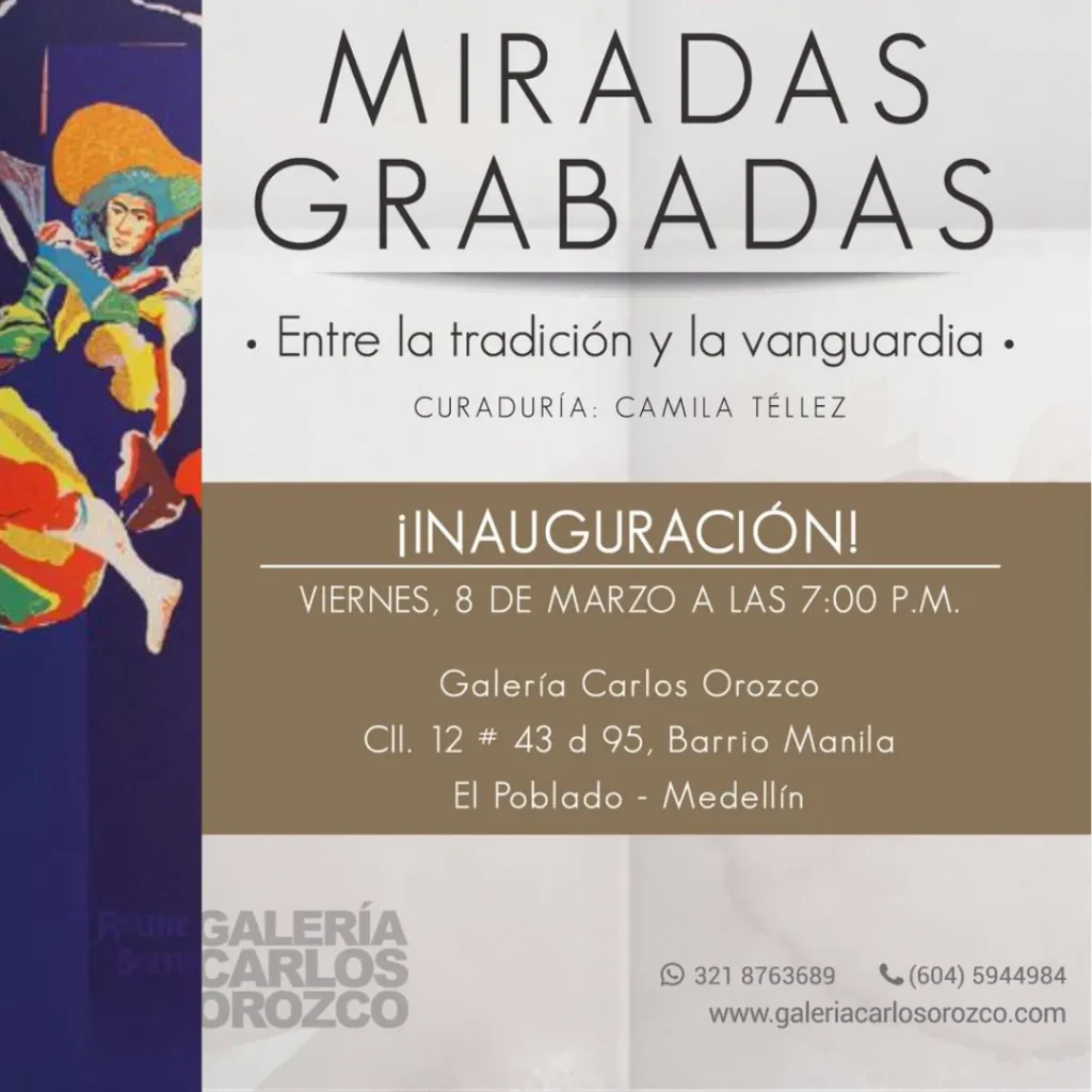 Miradas Grabadas Más Arte Más Ciudad