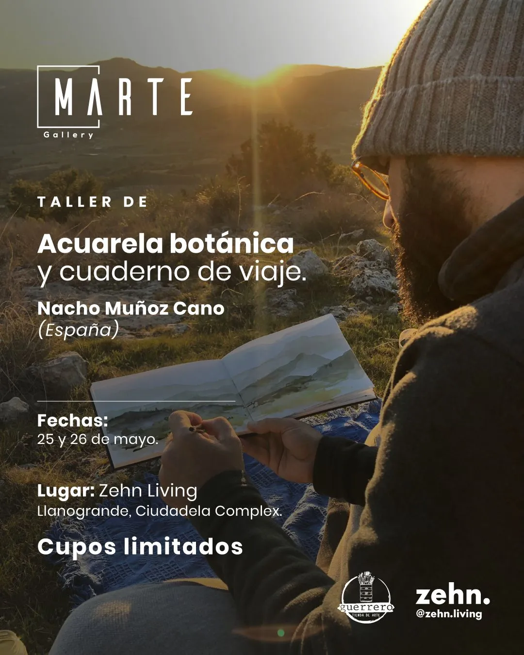 Talleres de “Acuarela Botánica y Cuaderno de Viaje