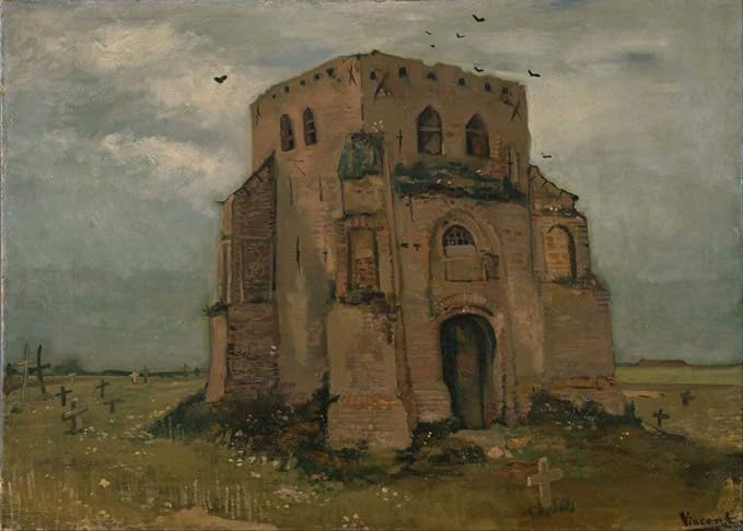 "La antigua torre" de Vincent van Gogh