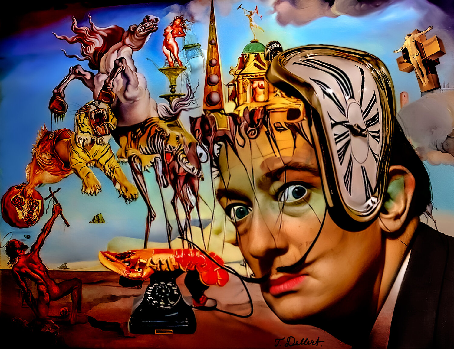 Dalí, Surrealismo, pintura, estilo y cuadros surrealistas.