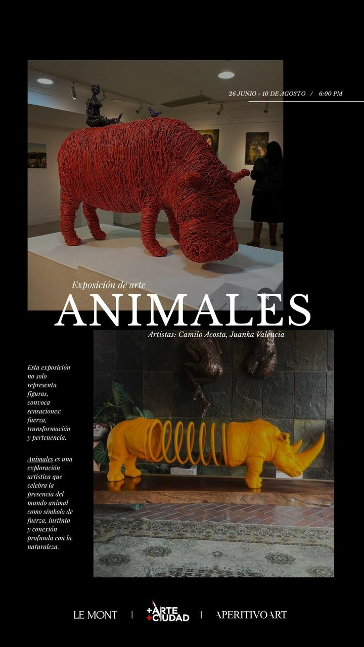 Te invitamos a la inauguración de la exposición Animals
