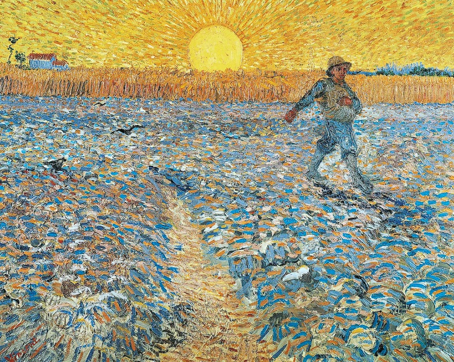 Mas Arte Mas Ciudad -The Sower de Van Gogh destaca en la muestra por su simbolismo, técnica y relevancia dentro del Neoimpresionismo