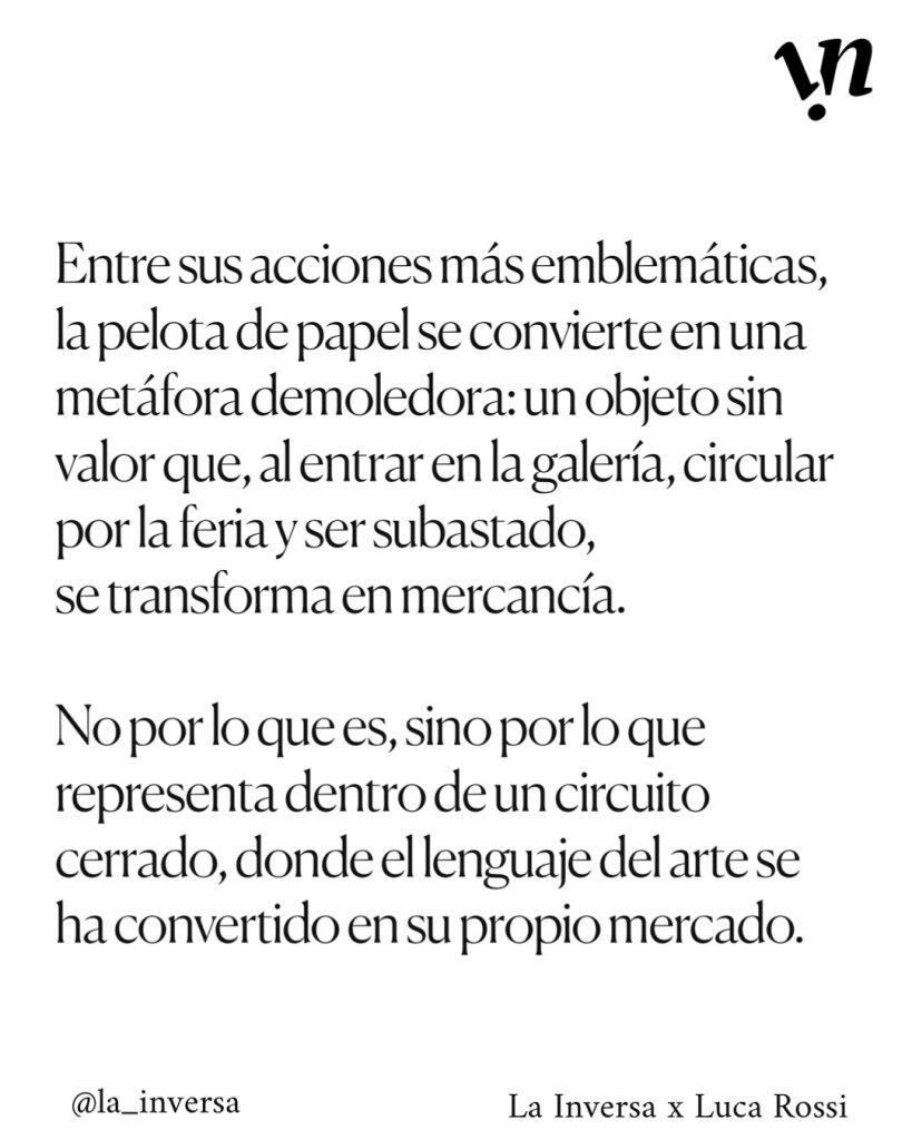 En 2009 nace Luca Rossi, una identidad múltiple y anónima concebida como un dispositivo crítico (2)
