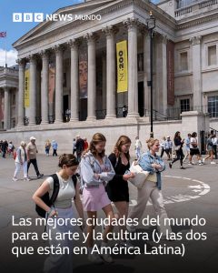 El arte y la cultura siguen siendo grandes motores de identidad, creatividad y turismo en las ciudades más importantes del planeta.