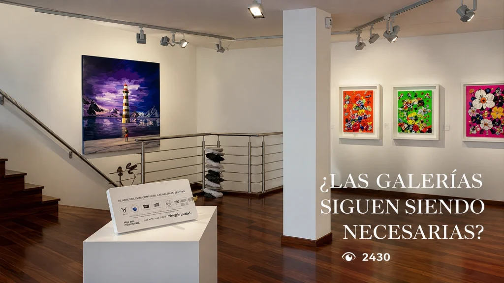 Más allá de la venta: por qué las galerías siguen siendo esenciales en la era digital