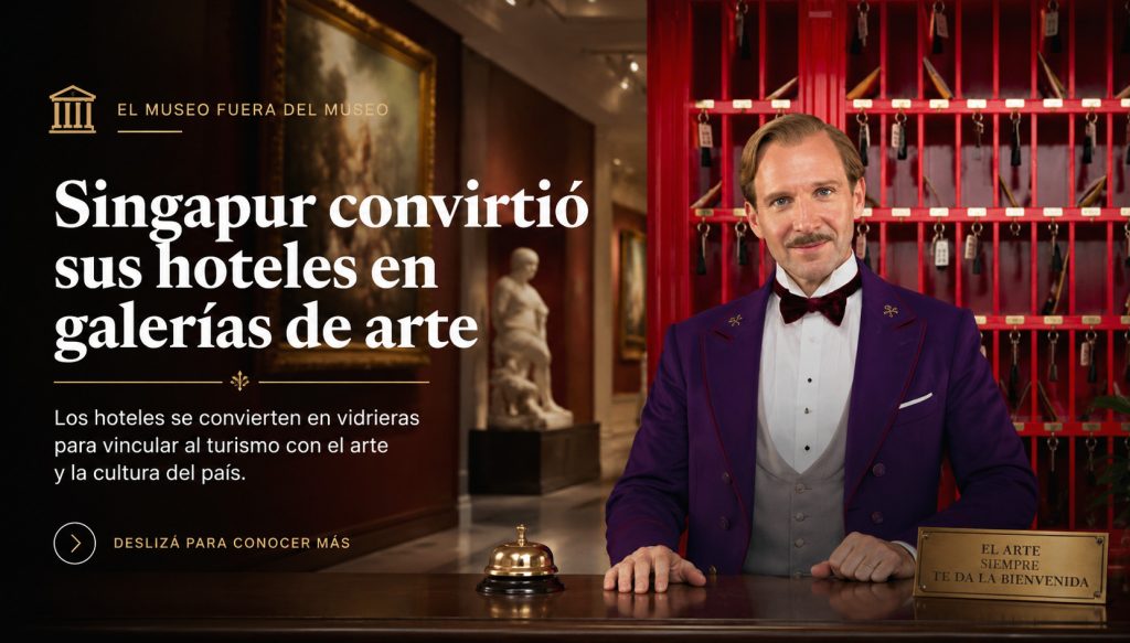 Cuando los hoteles se convierten en galerías: la apuesta de Singapur que está transformando el mercado del arte