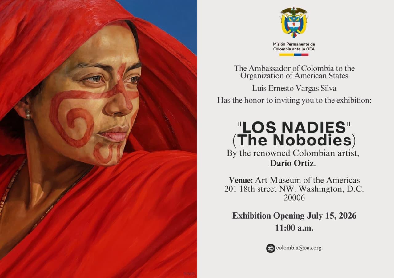 Colombia lleva el arte contemporáneo a la OEA con la exposición "Los Nadies" de Darío Ortiz