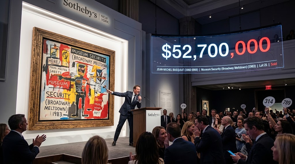 Jean-Michel Basquiat: una obra de 52,7 millones de dólares que confronta el poder