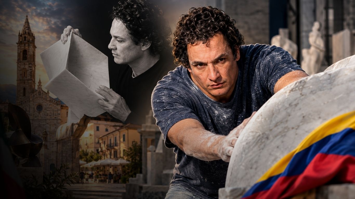 El artista antioqueño celebra 30 años de trayectoria con una exposición monumental en Pietrasanta y recibe la Ciudadanía Honoraria de una de las capitales mundiales de la escultura.