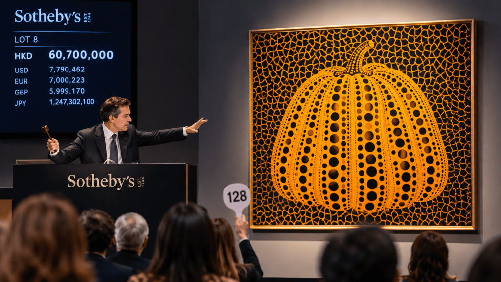 Yayoi Kusama: la calabaza que conquistó el mercado del arte por US$7,8 millones